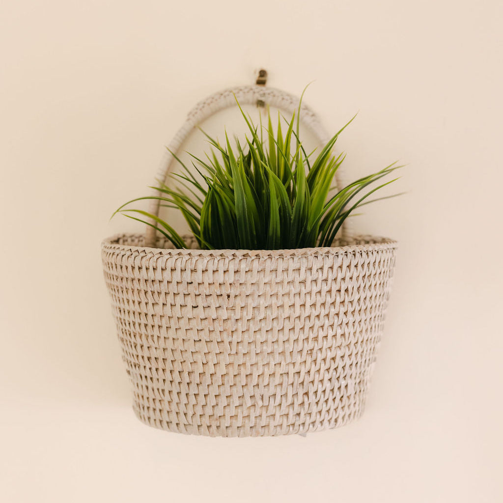 Rattan Wall Hanging Basket