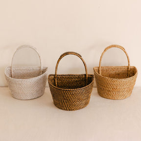 Rattan Wall Hanging Basket
