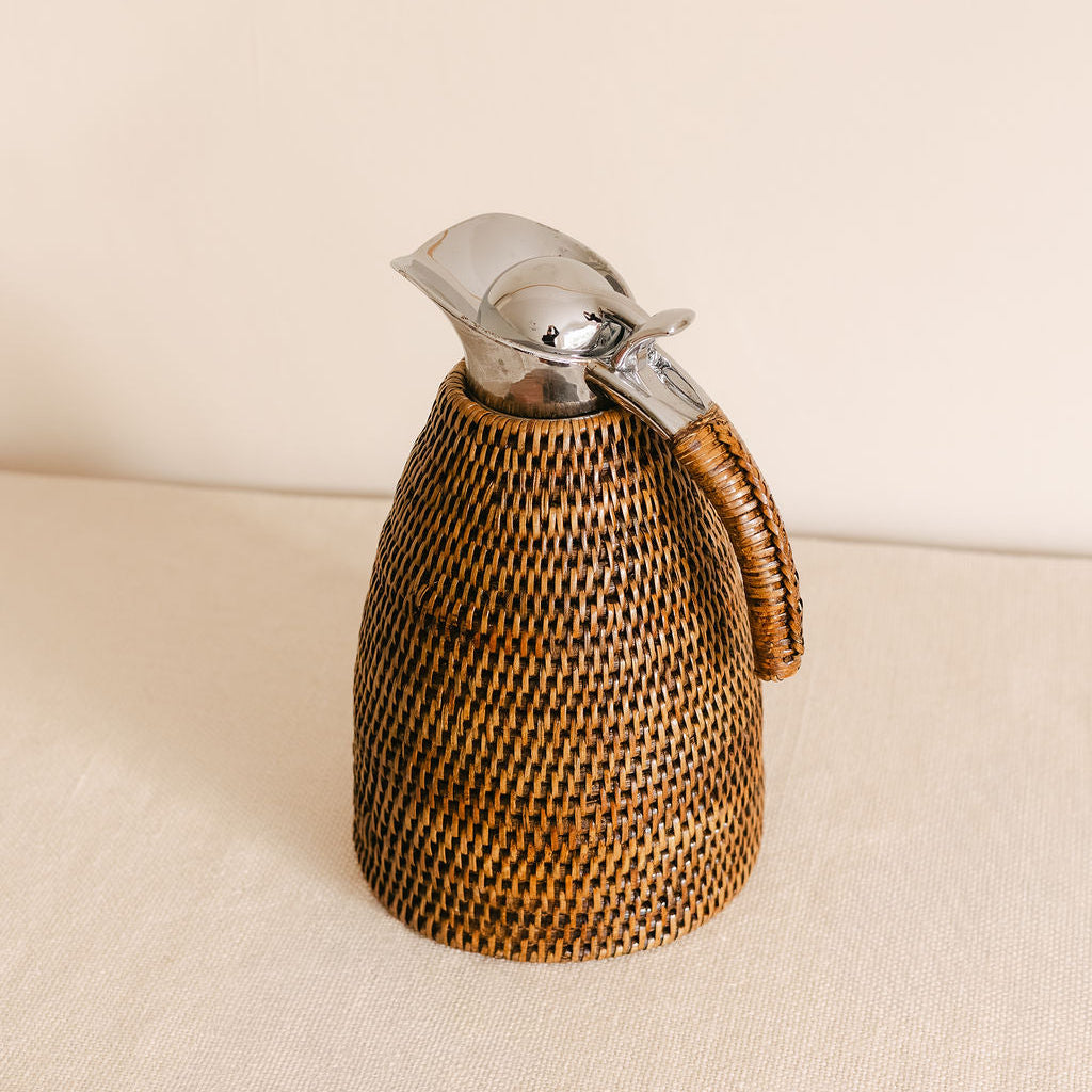 Rattan Water Jug/ Flask