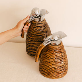 Rattan Water Jug/ Flask