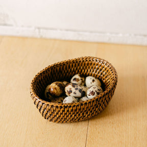 Rattan Mini Oval Basket