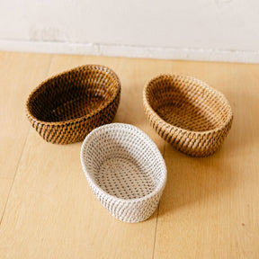 Rattan Mini Oval Basket