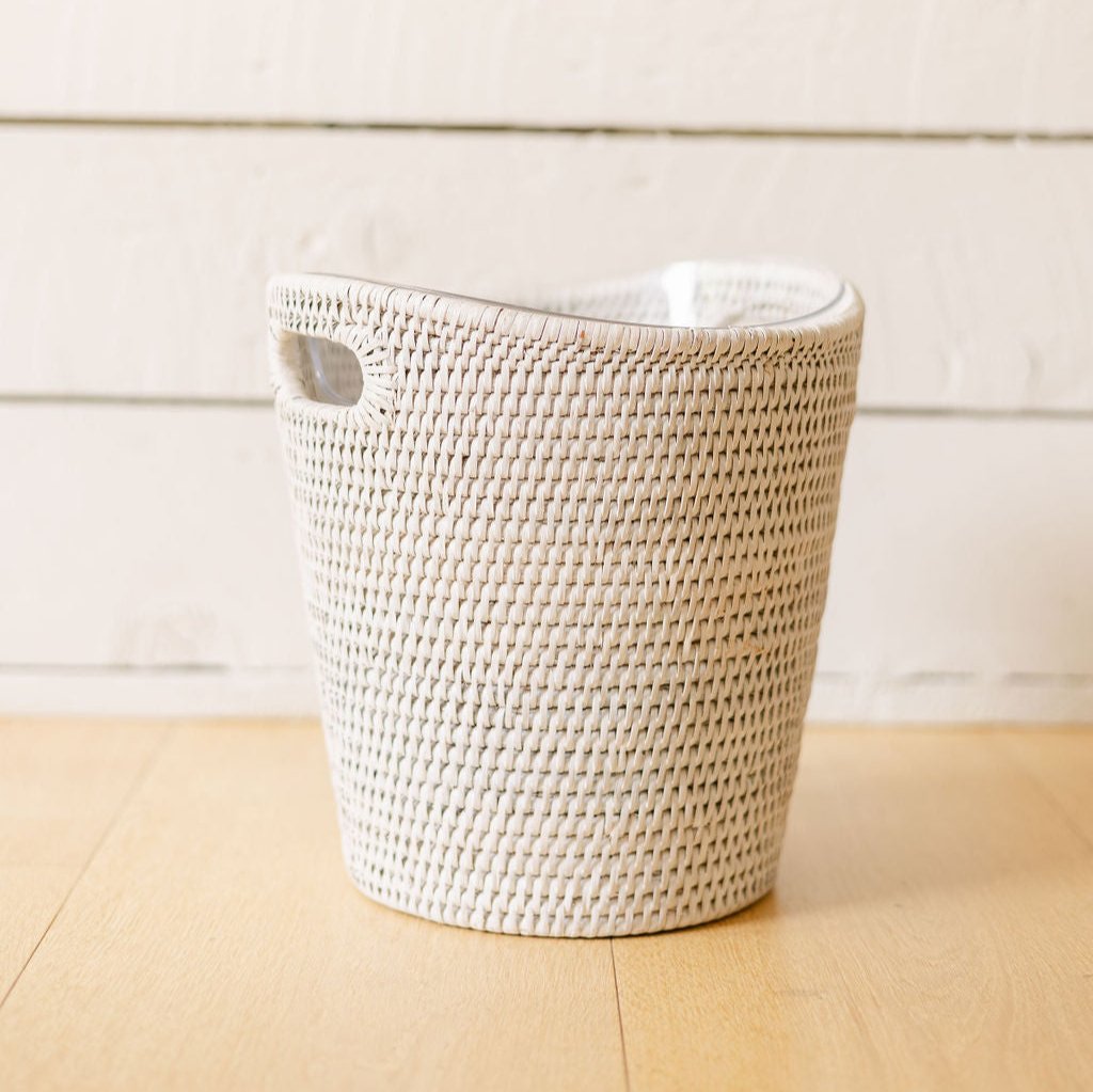 Rattan Ice Bucket with Liner