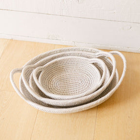 Rattan Oval Fruit Basket Tray DUQUESA