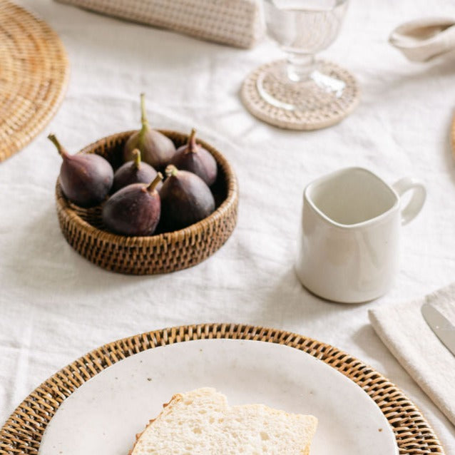 Rattan Wine Bottle Placemat