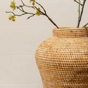 Rattan Vase