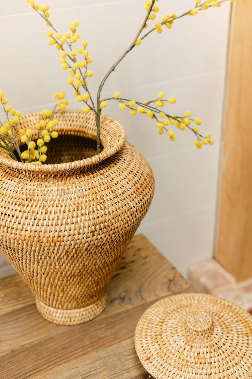 Rattan Vase