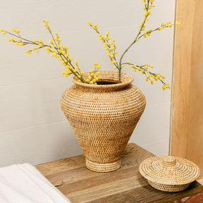 Rattan Vase