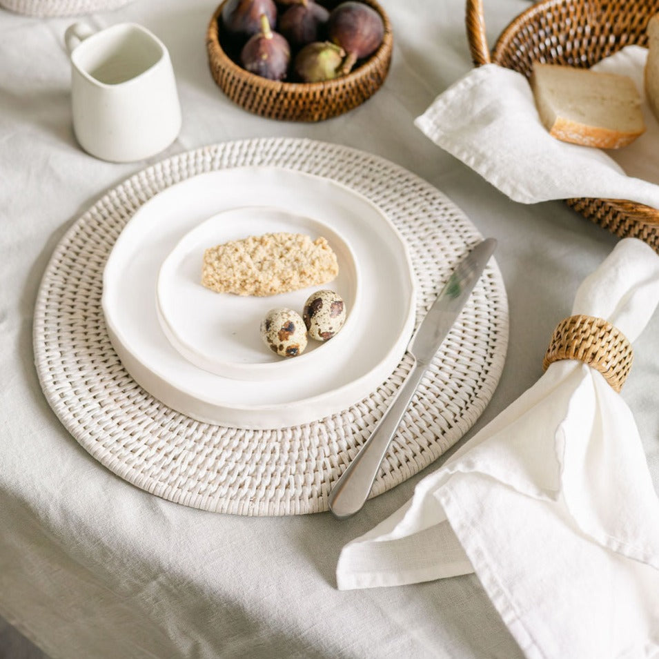 Rattan Round Placemat / Tablemat