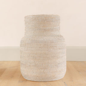 Rattan La Jarre Laundry Basket/ Laundry Hampe( High Neck)