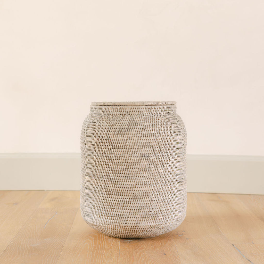 La Jarre – Short Neck Rattan Laundry Basket