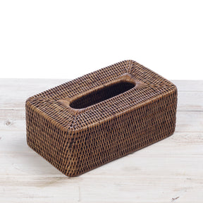 Rattan Rectangular Tissue Box Cover