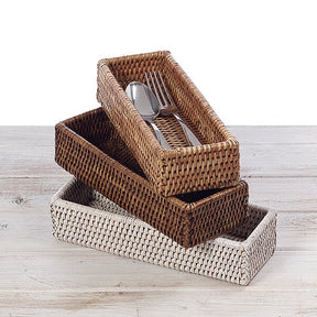 Rattan Small Cutlery Holder