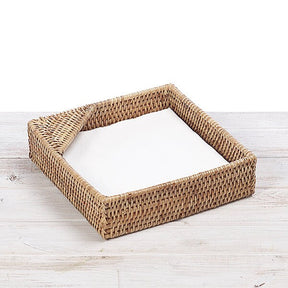 Rattan Square Napkin Holder