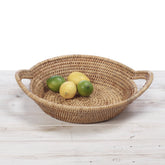 Rattan Round Fruit Basket / Tray