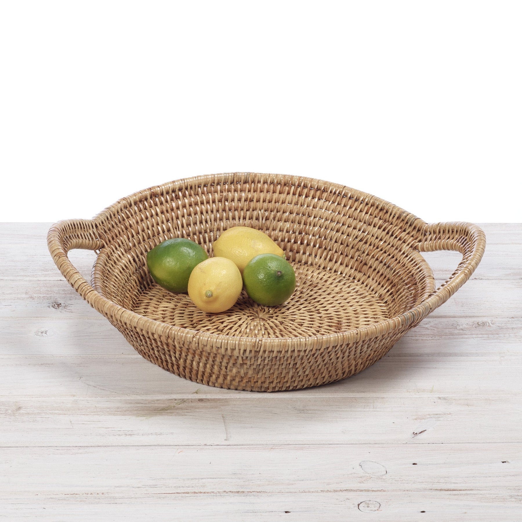 Rattan Round Fruit Basket / Tray