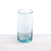 Recycled and Hand Blown Tall Tumbler Glass (Clear)