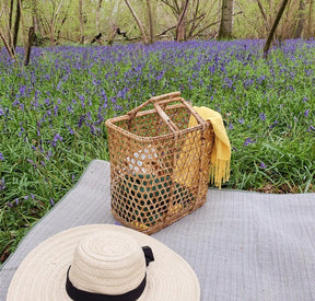 Rattan Large Beach Basket / Picnic Basket