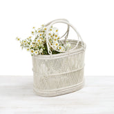 Rattan Handheld Picnic Basket