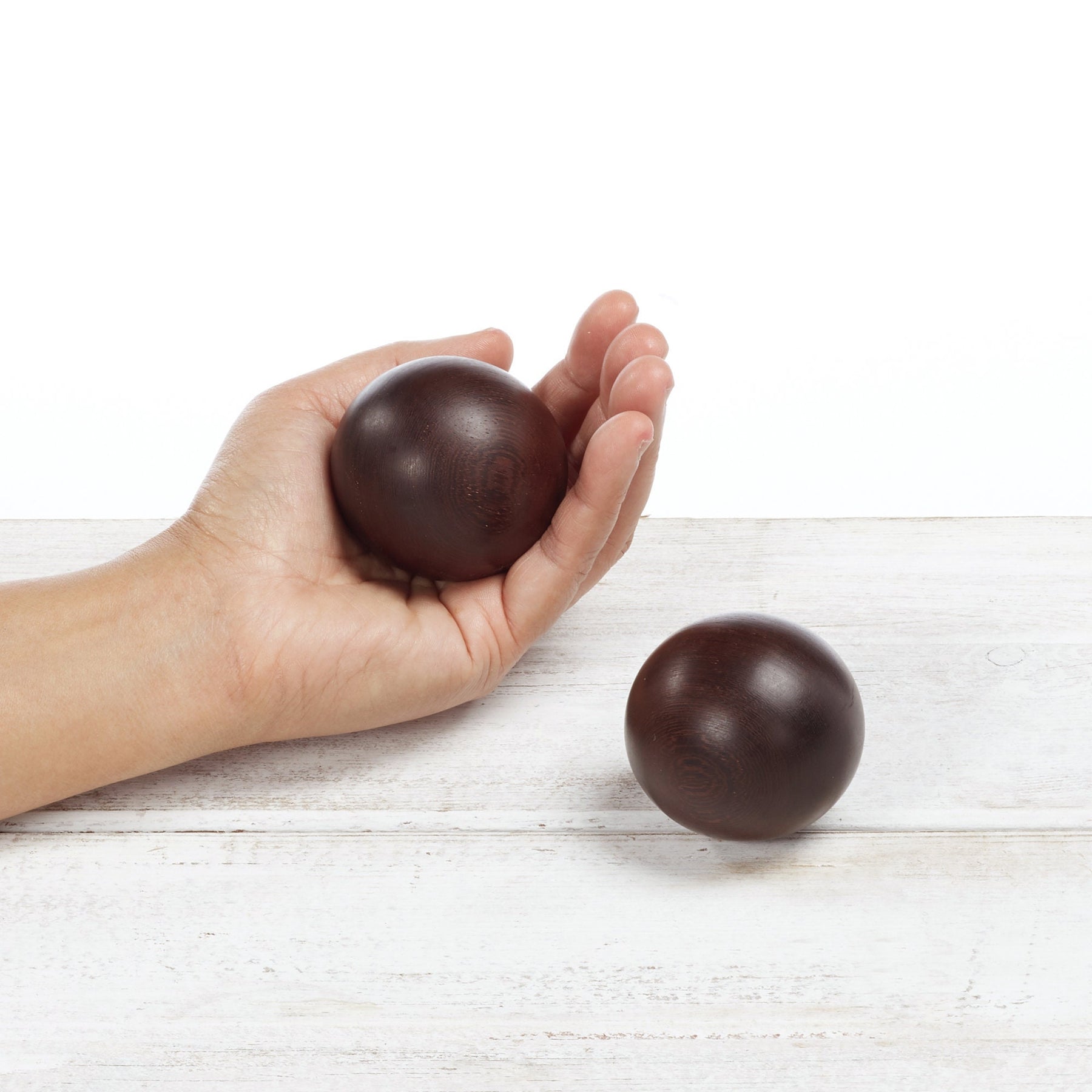 Wooden Natural Healing Massage Ball (Pair)