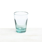 Recycled and Hand Blown V Shape Tumbler Glass (Clear)